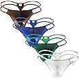 Swbreety Men's Shiny Metallic G-String Thong T-Back Jockstrap Sexy Underwear