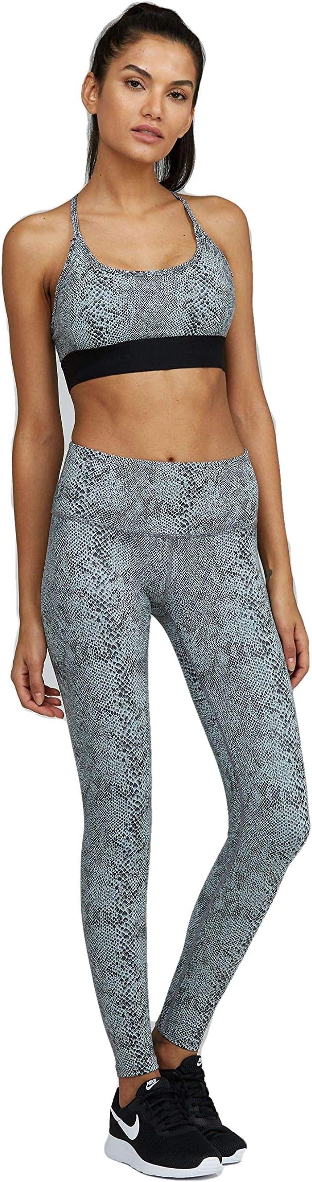 Noli Yoga Women Activewear Performance Legging (Python Gloss, Small)