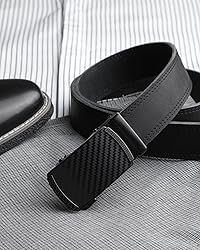 CHAOREN Mens Belt Leather Ratchet Belt