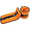 Fitvids Fully Adjustable Ankle Wrist Arm Leg Weights, 1-20LBS, Multiple Options