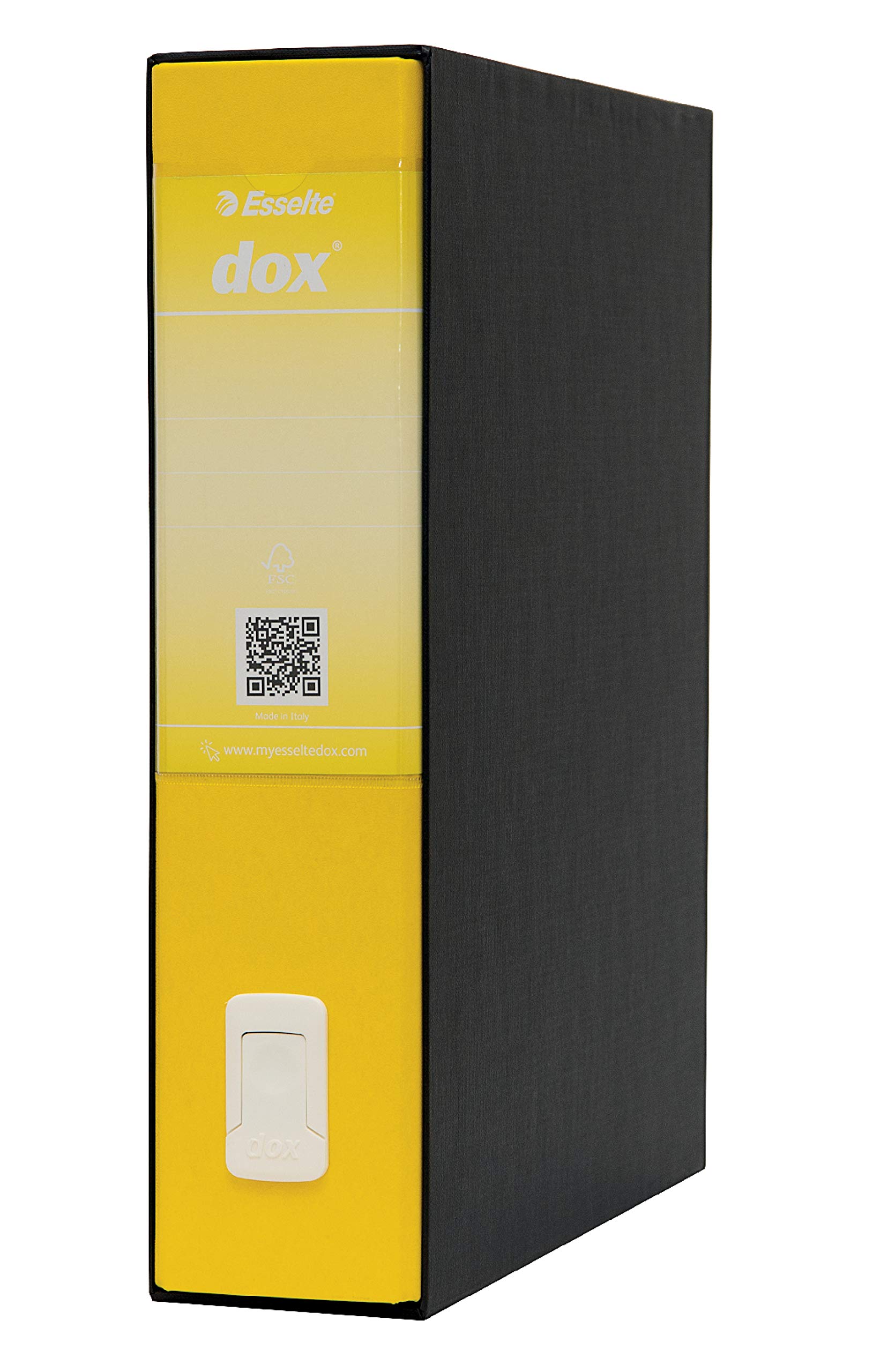Esselte Dox 1 Class Box Lever Arch File, A4. Yellow