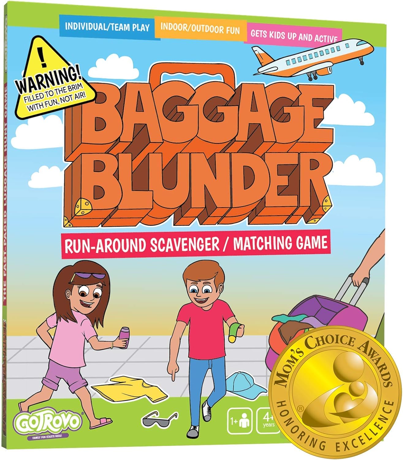 Gotrovo Baggage Blunder Scavenger Hunt Board Game Kids Ages 48 Will
