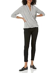 Amazon Essentials Women's Mid-Rise Stretch Pull-On