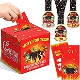 Sinload 64 Pieces Chili Cook Off Contest Ballot Box with 60 Voting Cards and 3 Trophy Award Sashes for Chili Off Award Party Supplies Decorations Cook Chef Contest Prizes (Red)