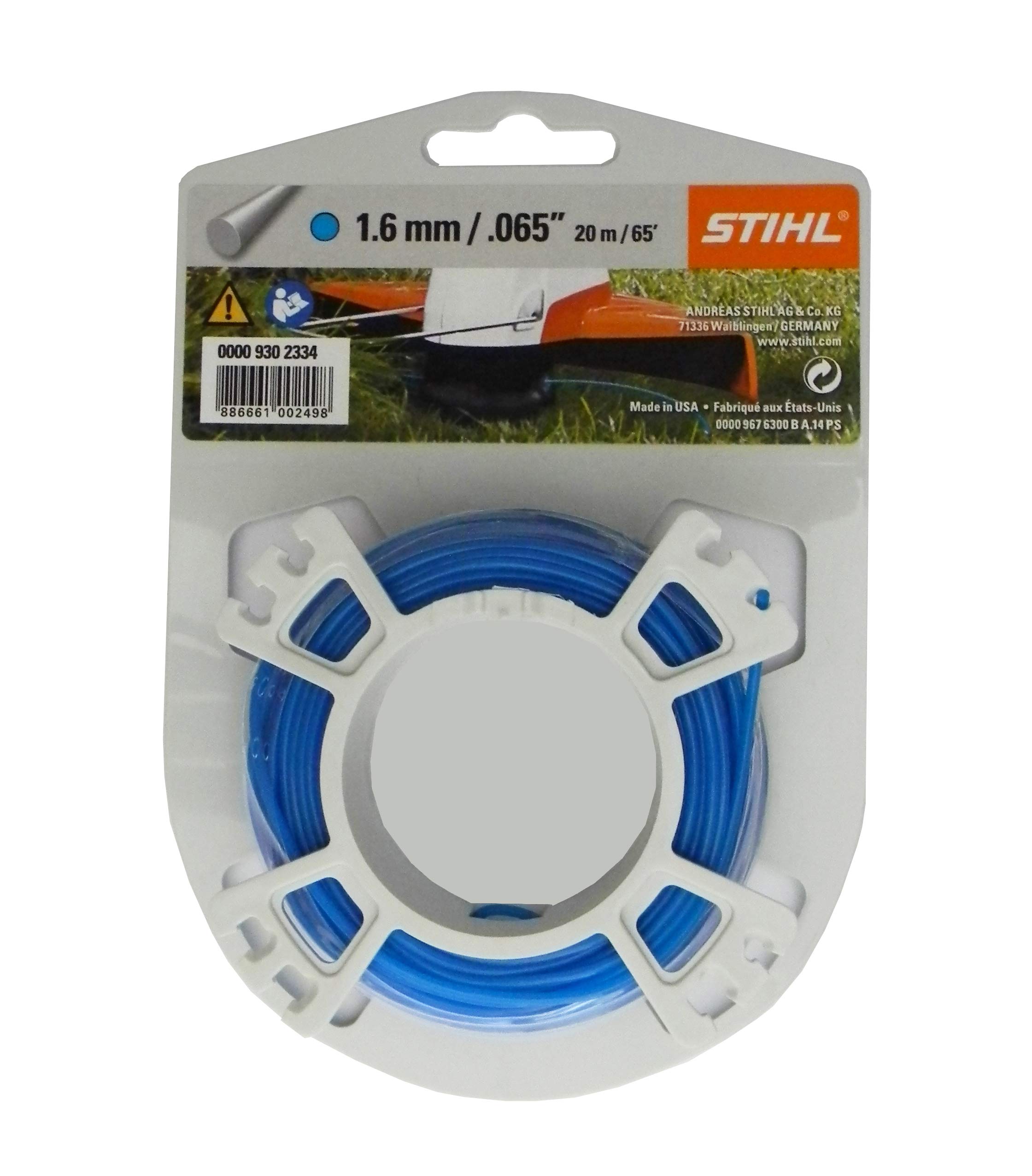 Stihl Round 1.6 mm 19 m Mowing Line, Blue