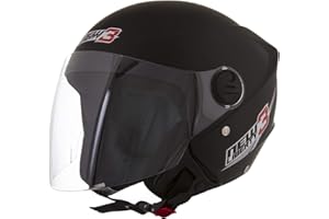 CAPACETE ABERTO PRO TORK NEW LIBERTY 3 SOLID PRETO FOSCO TAM. 58