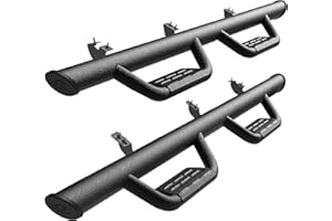 Tyger Auto Tyger Access Running Boards Compatible with 2024-2026 Toyota Tacoma (Fits Hybrid) | Double Cab | TG-AS2T24003 | Textured Black Drop Step Rail