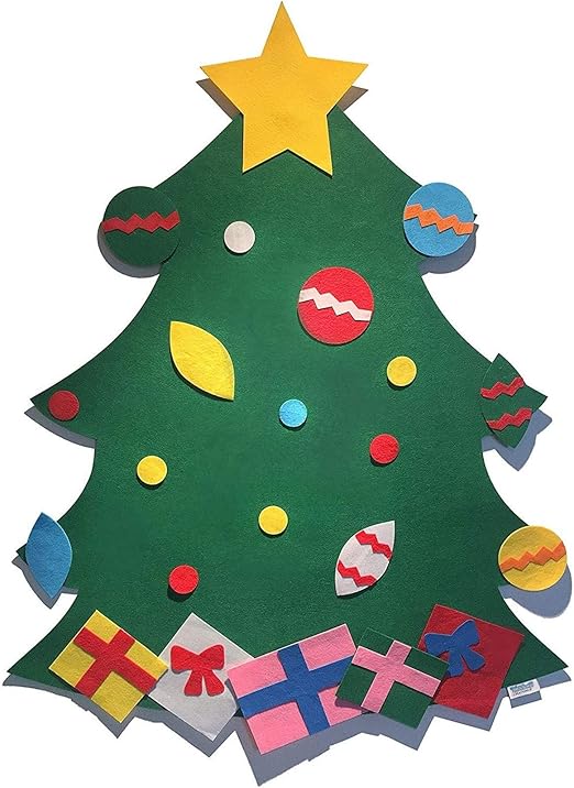 Amazon Co Jp クリスマスのドアの壁のためのクリスマスツリーdiyクリスマスツリーがデコレーションハンギングフェルト 家庭店舗クリスマス飾りり Color Type 5 ホーム キッチン