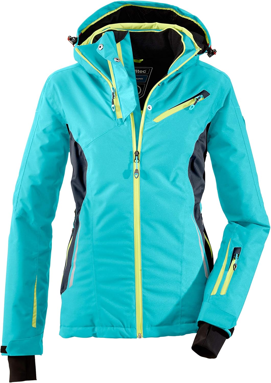killtec Women's Erlya Ski/functional Jacket With Zipoff Hood and Snow