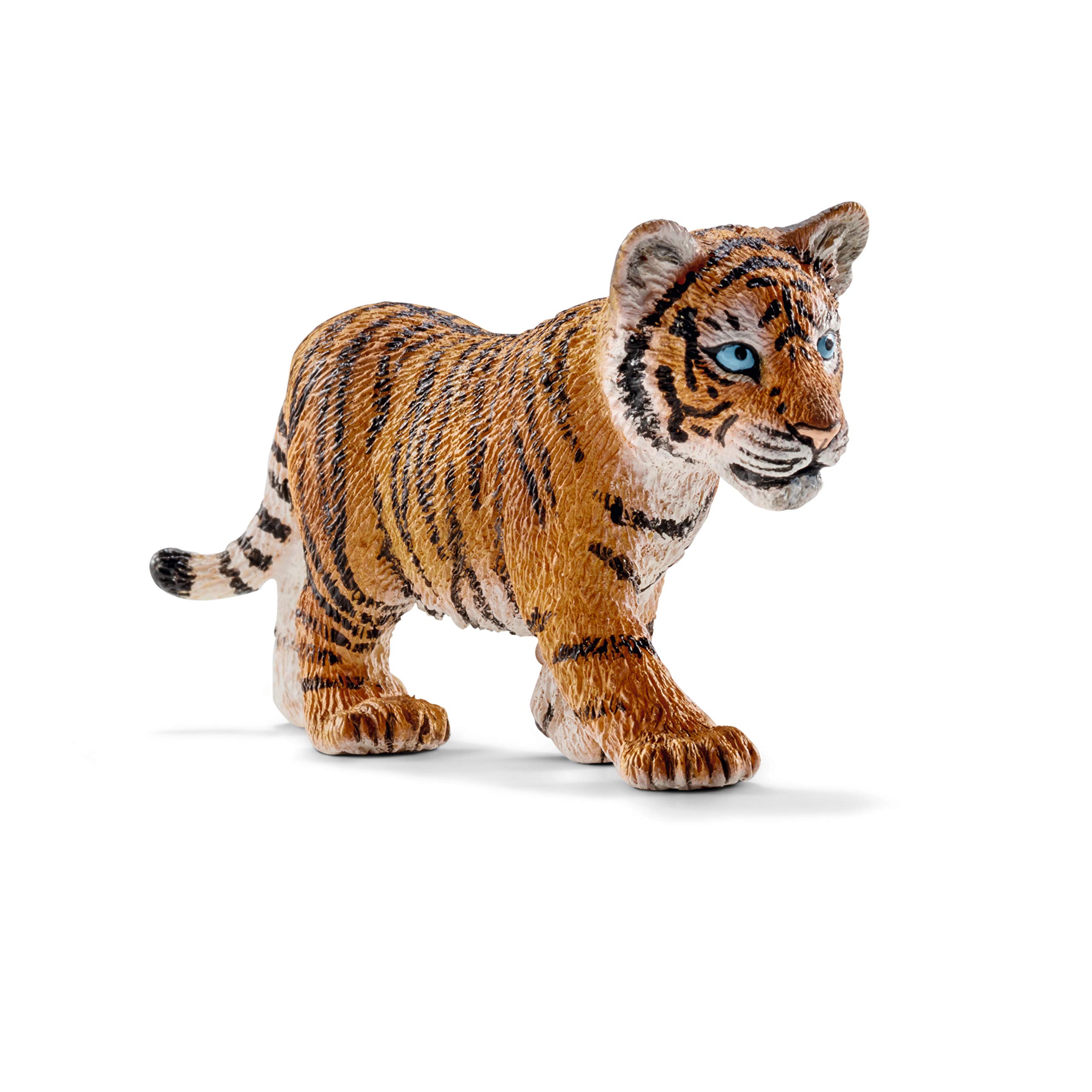 SCHLEICH 14730 Tiger cub Wild Life Toy Figurine for children aged 3-8 Years