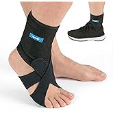 UPWELLY FootLift Pro Drop Foot Brace, RIGHT, Black | Lightweight AFO Alternative, Ankle and Foot Support, Walking Assistance, Stroke Recovery, Plantar Fasciitis