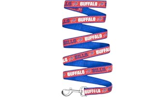 PETS FIRST NFL PET Leash Buffalo Bills Dog Leash, Large Football Team Leash for Dogs & Cats. A Shiny & Colorful Cat Leash & Dog Leash Licensed by The NFL