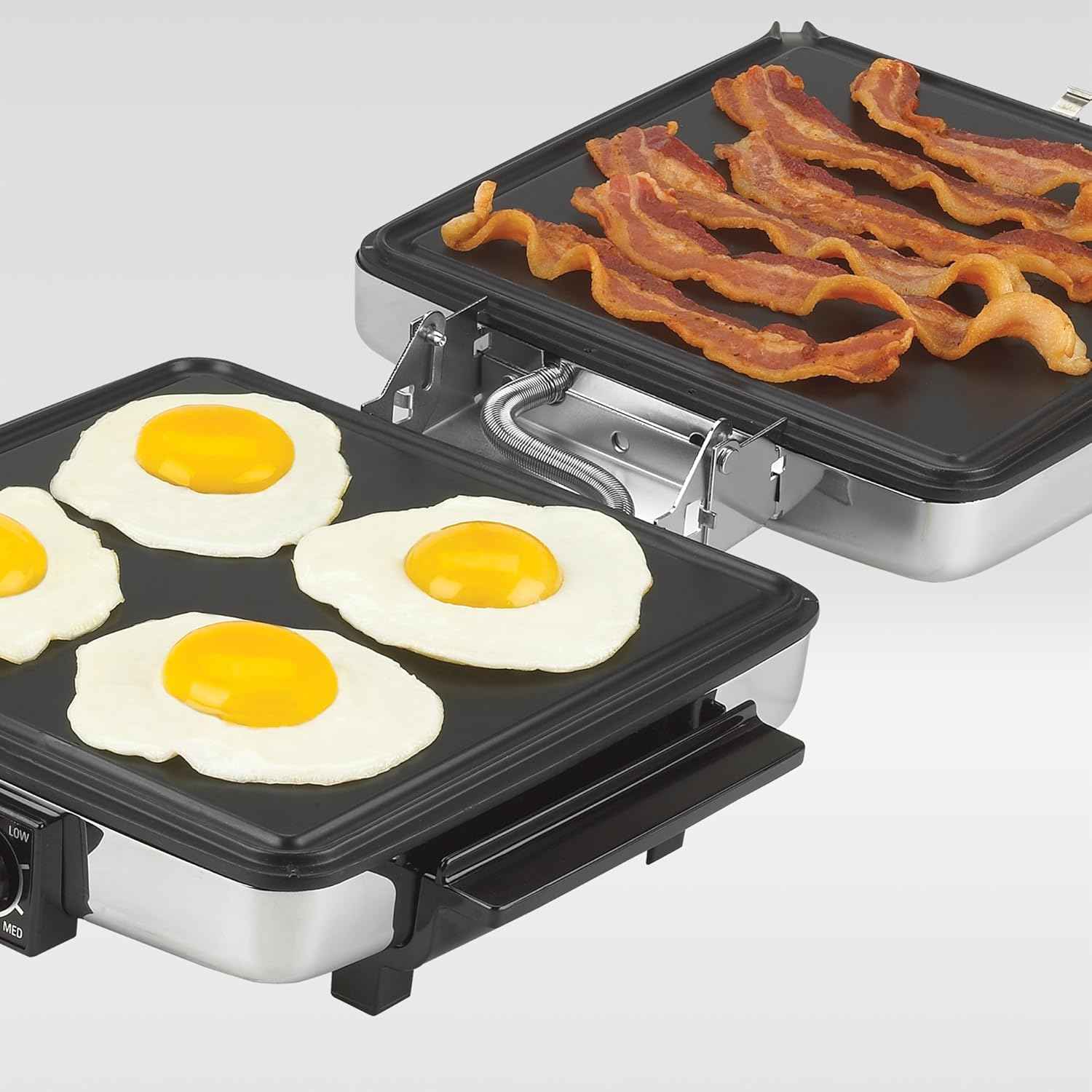 BLACK+DECKER 3-in-1 Waffle Maker with Nonstick Reversible Plates, Stainless Steel, G48TD: Electric Waffle Irons: Kitchen & Dining