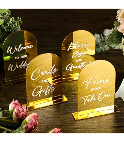 Welcome To Our Wedding Sign - 8x10 Inch, White Linen Cardstock, Minimalist Decor (Frame Not Included)