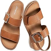 Littleplum Sandals for Women Arch Support – Comfortable Flat Womens Sandals, Summer Breathable Adjustable Orthotic Walking Shoes for Beach,Travel