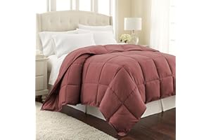 Southshore Fine Living, Inc. Vilano Springs Premium Quality Over-Sized All-Season Down-Alternative Comforter, Marsala, Full/Queen