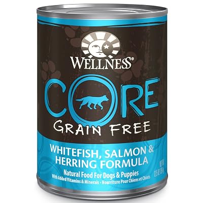 Wellness Core Natural Wet Grain Free Canned Dog Food, Best Sellers Variety Pack, 12.5-Ounce Can Pack Of 18