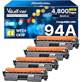 94A Toner Cartridge Black Replacement for HP 94A CF294A Work with M148 M149 | Compatible with HP 94A 94X CF294A CF294X for LaserJet Pro MFP M148fdw M148dw M118dw M149fdw M148 M118 M149 Printer (4 Black)