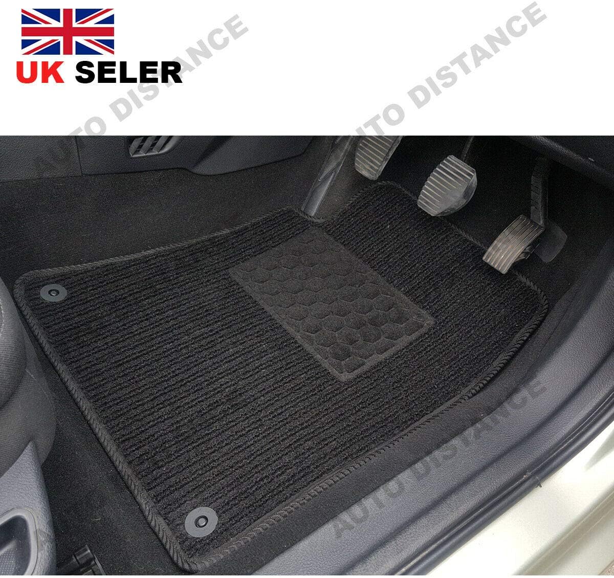 CCENTER Hyundai Matrix Tailored Quality Black Carpet Car Mats With Heel Pad 2001-2008