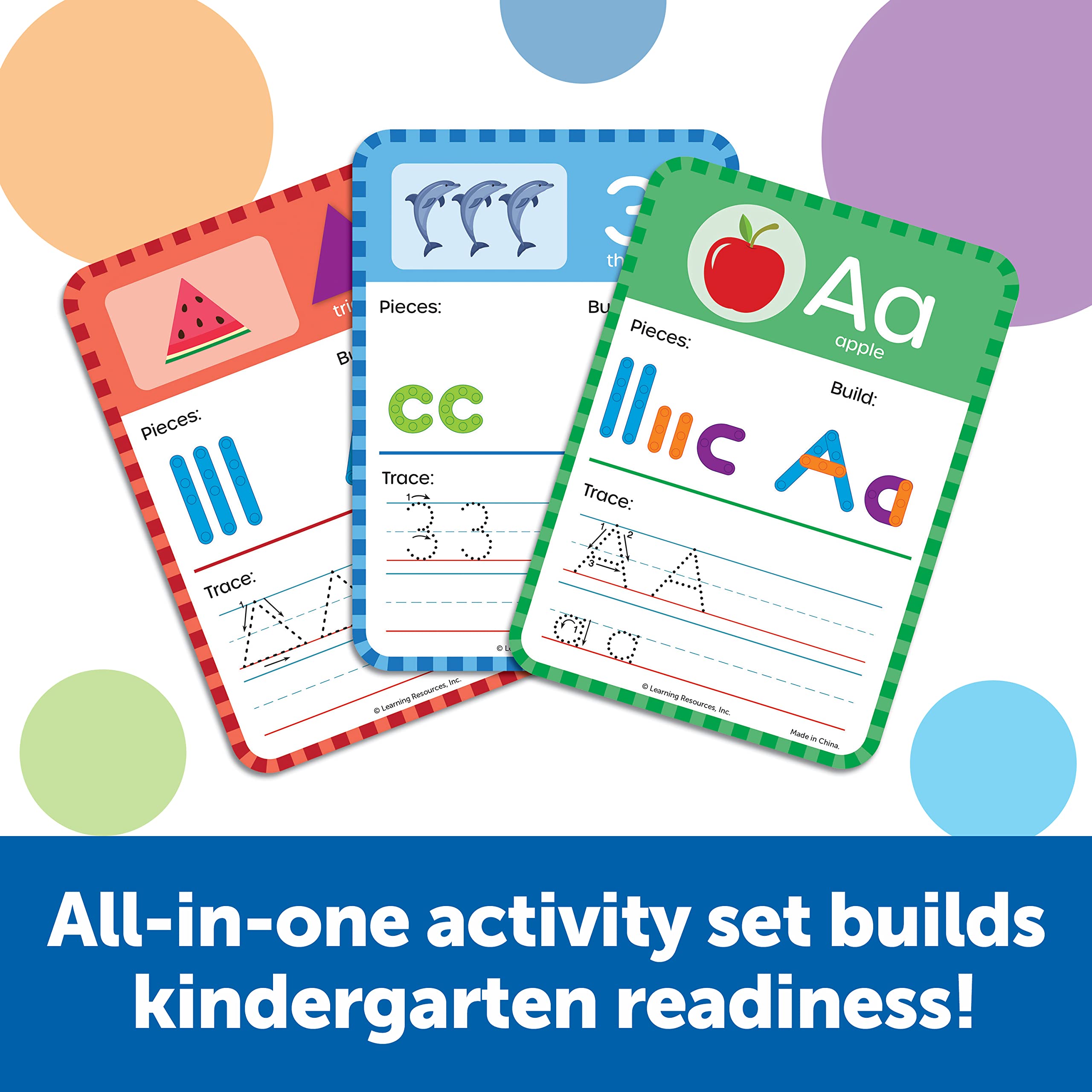 Learning Resources Skill Builders! Kindergarten Letter & Number Maker - 60 Pieces, Ages 6+ Kindergartner Learning Materials, Homeschool and Classroom Supplies, Math Games for Kids