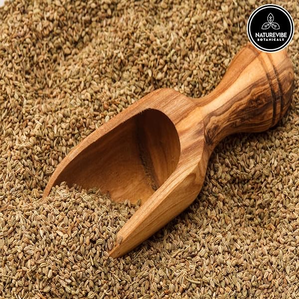 NATUREVIBE BOTANICALS AJWAIN SEEDS, 5LBS | CAROM SEEDS WHOLE | NON GMO & GLUTEN FREE | HELPS IN DIGESTION | 80 OUNCES