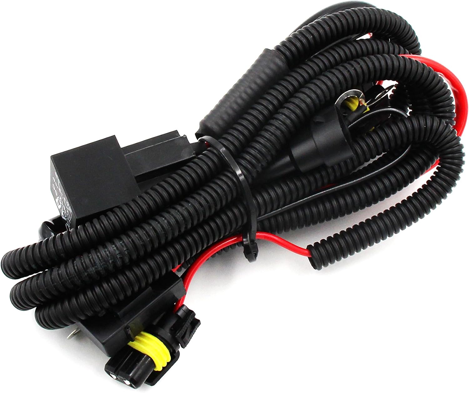 Alla Lighting 9005/9006 Relay Wiring Harness With High Heat Ceramic