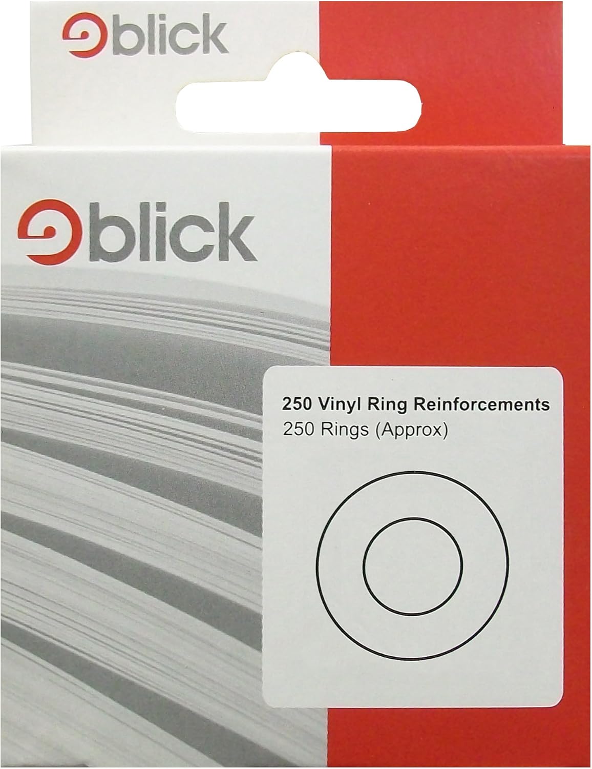 BLICK Vinyl Reinforcement Rings Per Dispenser Box of 250) Amazon.co.uk