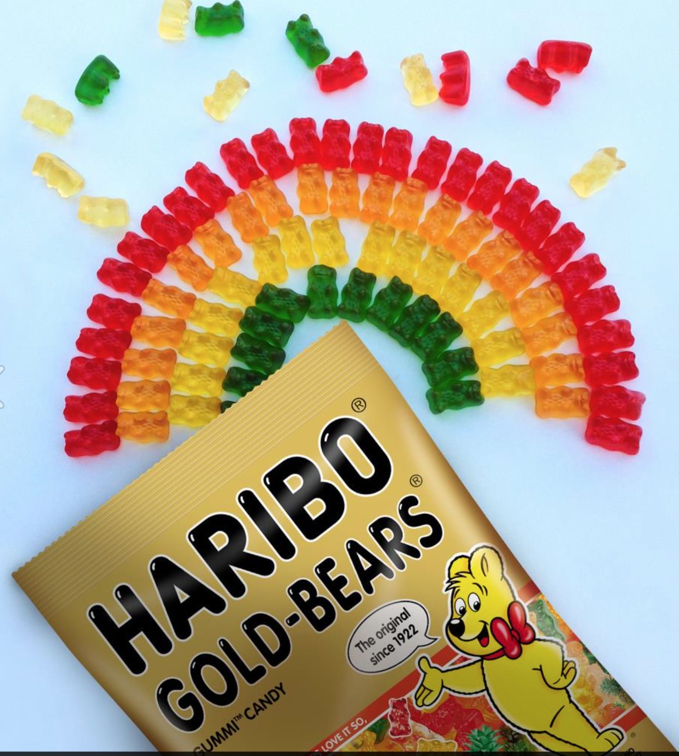 Haribo Gummi Candy, Original GoldBears, 5Ounce Bags (Pack of 12