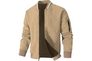 SAVKOOV Mens Lightweight Jacket Casual Bomber Jacket Varsity Coat