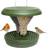 Swissinno Bird Feeders Hanging Station Davos No Mess Dual Chamber view 1