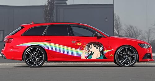 Anime Girl Stickers for Cars, Anime Girls Stickers, Sexy Anime Girl ...