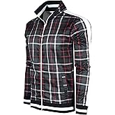SCREENSHOT-TRACK JACKET Mens Urban Hip Hop Premium Track Jacket - Slim Fit Side Taping Sportswear Urbanwear Streetwear Top