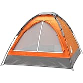 2 Person Camping Tent with Rain Fly and Carrying Bag - Lightweight Outdoor Tent for Backpacking, Hiking, or Beach Use by Wake