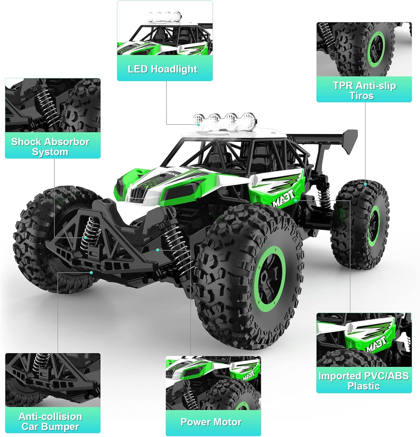 RC Cars Remote Control Car 1:14 Scale RC Trucks High Speed Off Road Remote Control Truck for Adults 2.4 Ghz Hobby RC Cars for Boys Age 4-7, Girl Gifts, Boy Gifts, Toy Gift…: Toys & Games