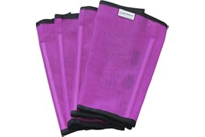 CareMaster Fine Mesh Fly Boots Loose Fitting & Non-Slip Horse Fly Leggings No More Horsefly Nuisance Greatly Reduce Stomping Breathable with Natural Air Flow (Set of 4)