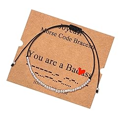 Morse Code Bracelets for Women Men Inspirational