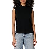 Amazon Essentials Women's Regular-Fit Cap Sleeve Pullover Mock Neck Sweater Top