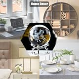 HDCRYSTALGIFTS 3D Laser Horse Crystal Ball 60mm with Stand view 7
