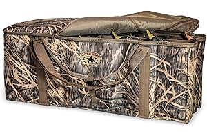 RIG EM RIGHT Rig'Em Right Waterfowl 12-Slot Deluxe Duck Decoy Slotted Hunting Bag with Padded Protection and Bottom Drains