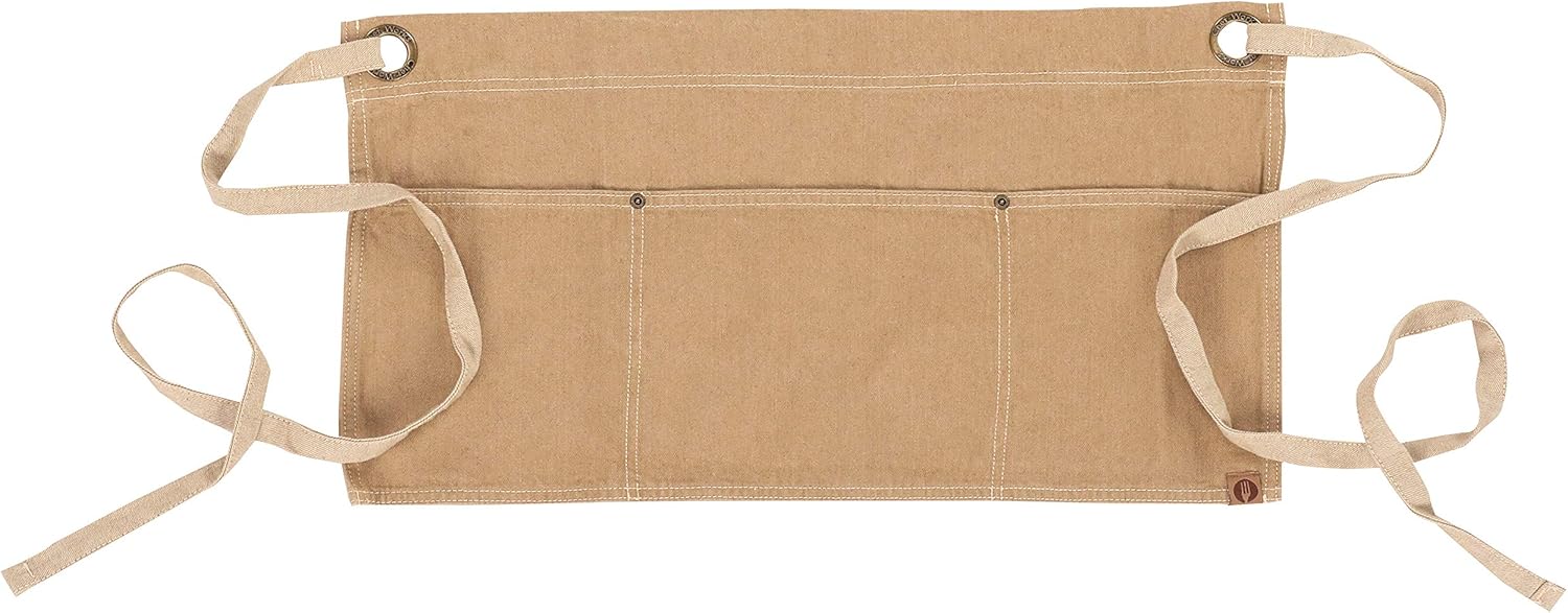 Chef Works Unisex Austin Waist Apron, Natural, One Size: Clothing