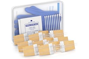 ZHIUGUZILLA 20 Piece Emergency Laceration Closures Kits, 6Pc Butterfly Wound Closures, Suture - Free Surgical Repairment, Quick Clot - First Aid Wound Care Gifts