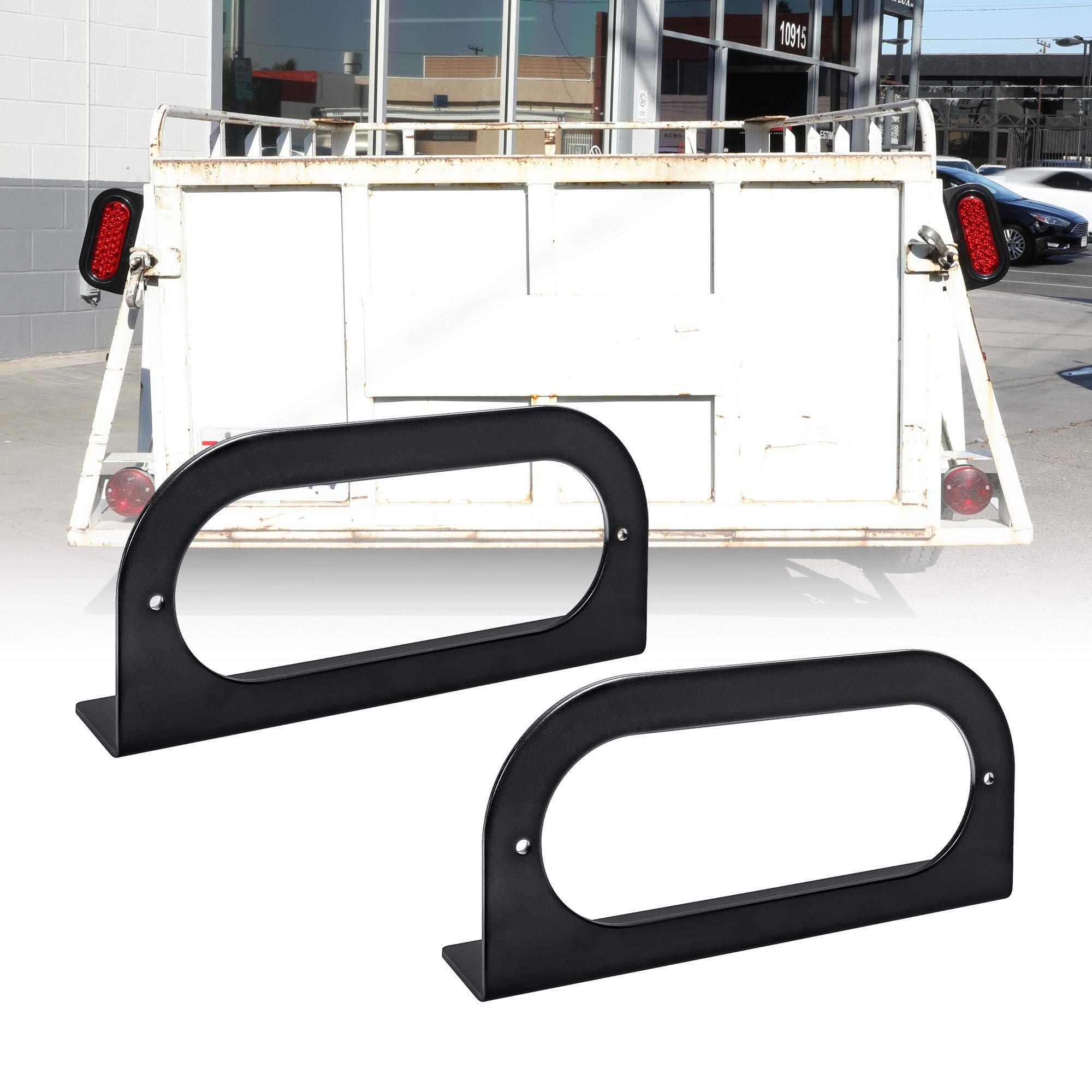 True Mods 2pc 6" Oval Tail Light Mounting Bracket