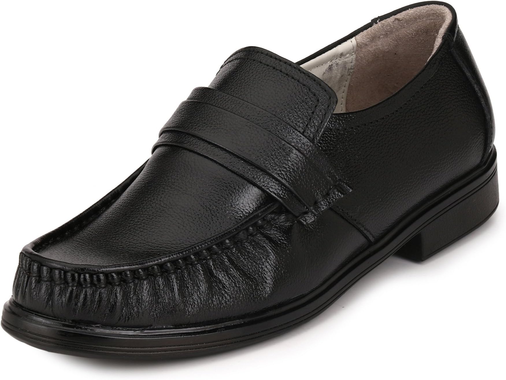 ShoeDealsInMen's Black Leather