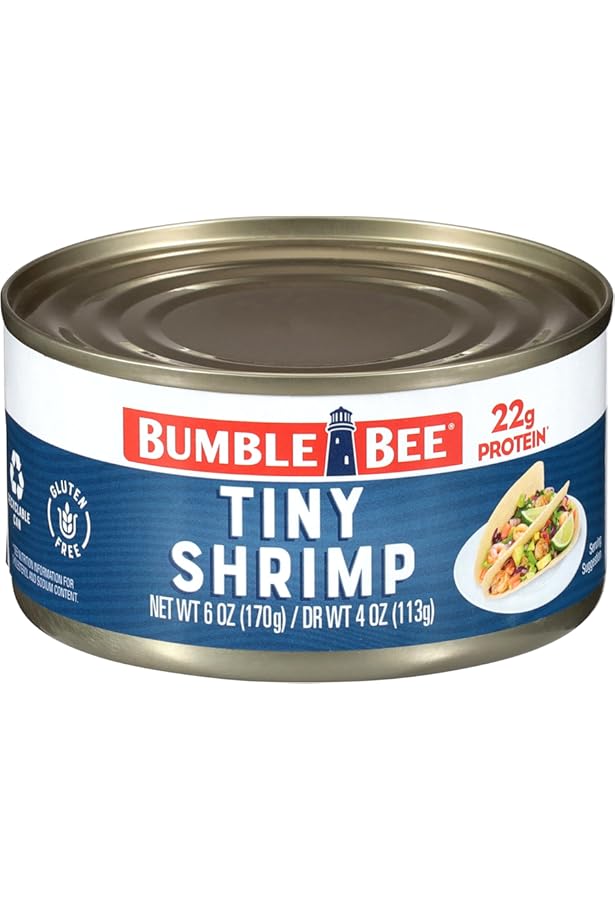 Amazon.com: Geisha Wild Caught Tiny Shrimp (Pack of 4 Cans) Dry