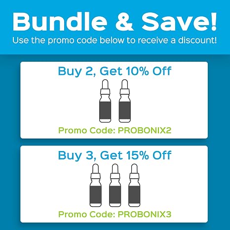Probonix Probiotics For Adults Organic Non Gmo Liquid Probiotic Drops 12 Live Probiotic Strains Lactobacillus Acidophilus Helps Gas Ibs Lactose #vixpaulahermanny #com #promo #code