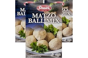 Streit's Matzo Ball Mix - Kosher Certified, Suitable for Passover, No MSG Added, Just Add Eggs & Oil, Vegan-Friendly, Family Owned (4.5oz, Pack of 3)