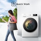 Hisense WFQA1014EVJM 10 Kg Freestanding Washer 1400 RPM White Energy E view 2