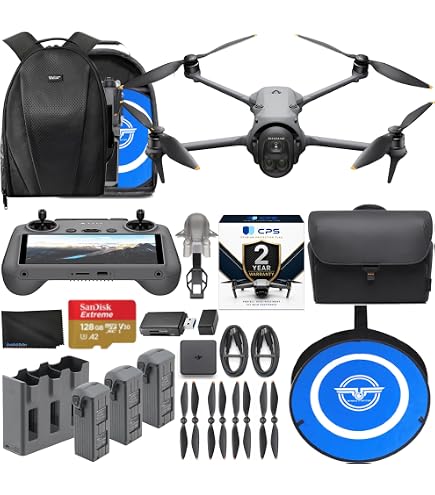 Amazon.com: DJI Mavic 4 Pro Drone Fly More Combo 6K60 HDR, 100MP
