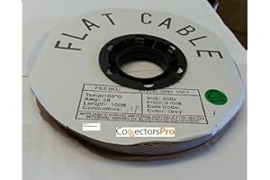 Pc Accessories - IDC Type Flat Ribbon Cable, 10 Wire, 10 Conductors, 100 Feet Spool