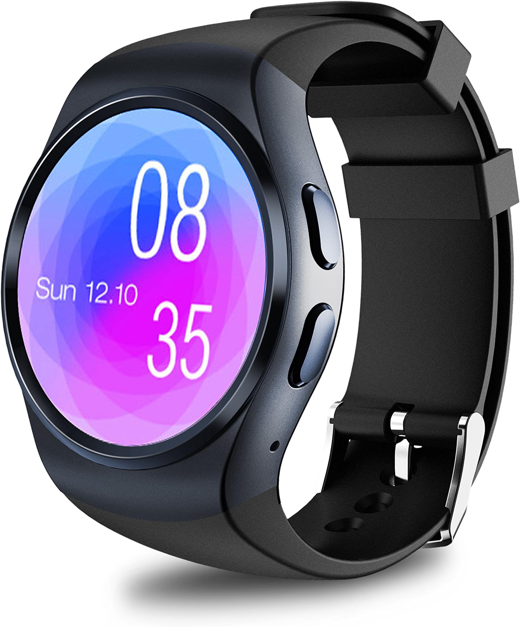 Smart Watch LEMFO LF18 Android iOS Smart Watch with Bluetooth SIM Card TF Card Slot Remote Camera Control HR Monitor Pedometer Music Video Player Phone Book Alarm Clock Touch Screen for Men Women